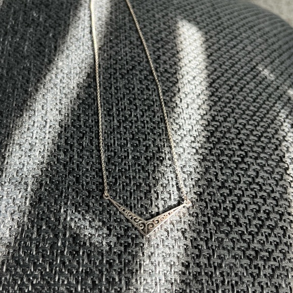 Sterling Silver Arch Necklace - Picture 1 of 1